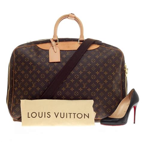 louis vuitton monogram alize 2 poche travel bag suitcase